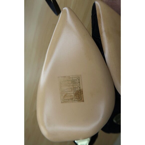 NWT Dahlia Selva Black Lace Pumps Frills For All Size 6 Euro 37 Italy MSRP $795 - Picture 11 of 13